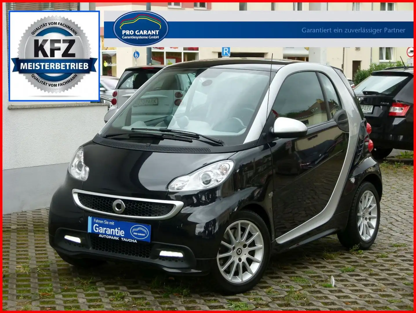 smart forTwo SERVO Klima Sitzheizung TÜV NEU +GARANTIE Schwarz - 1