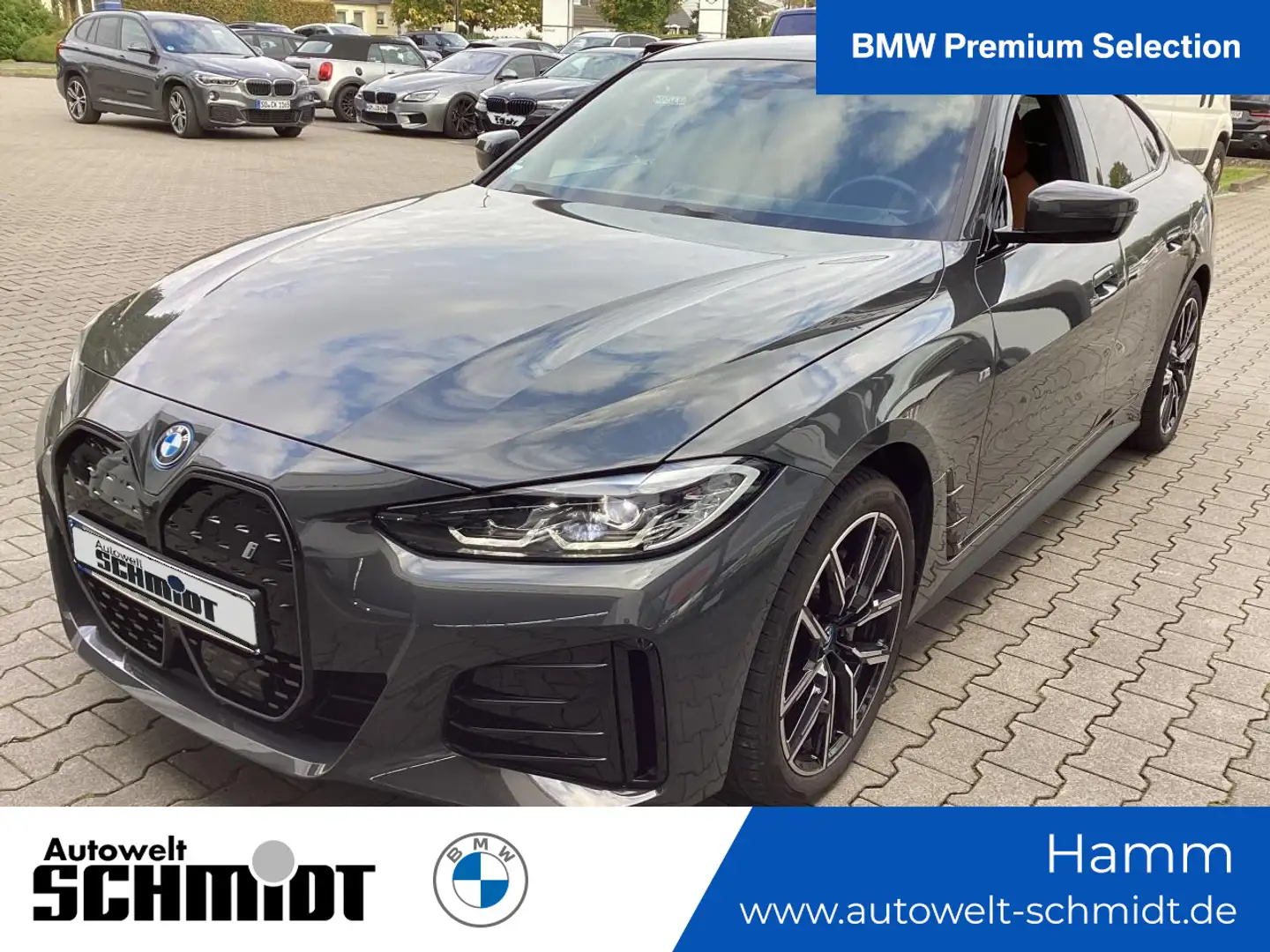 BMW i4 eDrive35 M Sport + GARANTIE-bis.04.2028 Grau - 1