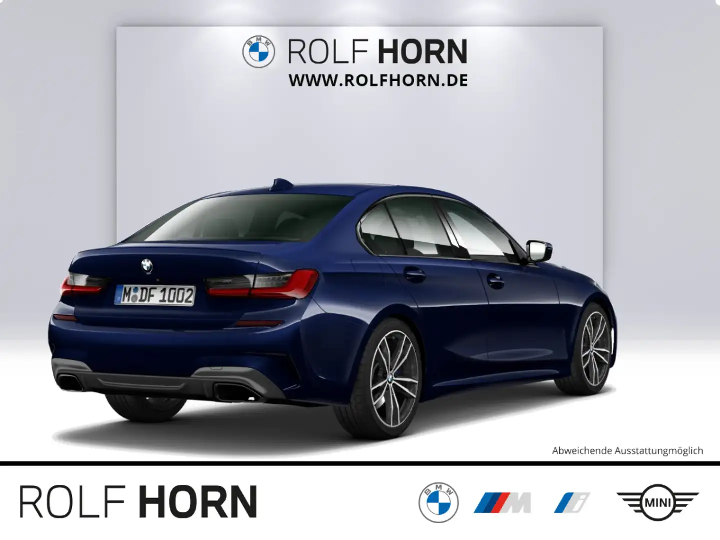BMW 340 M340i xDrive Klima Glasdach HUD HiFi Laser RfKam Blau - 2