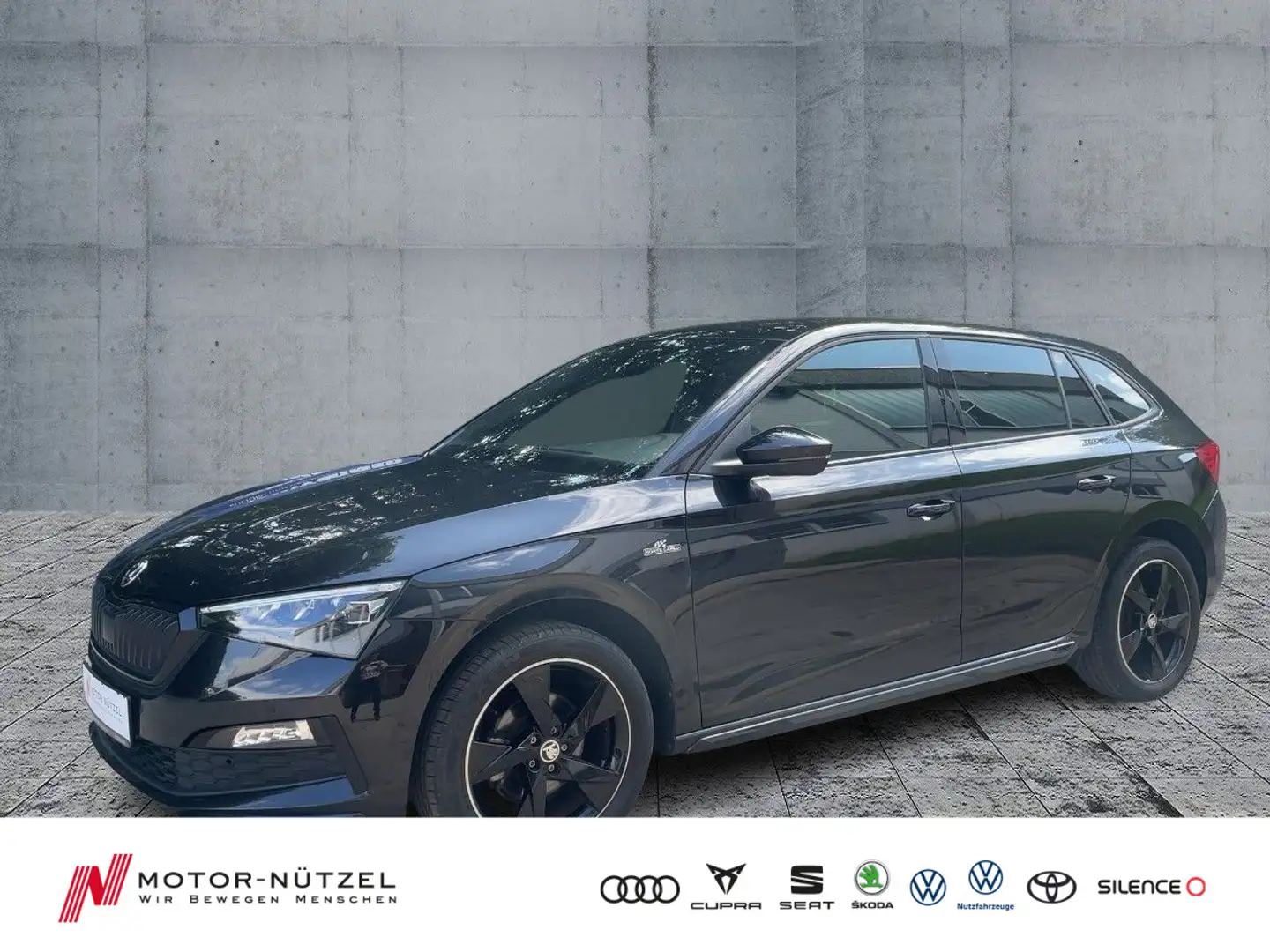 Skoda Scala 1.0TSI MONTE CARLO 4JG+LED+NAV+SHZ+PANO+VC Schwarz - 1