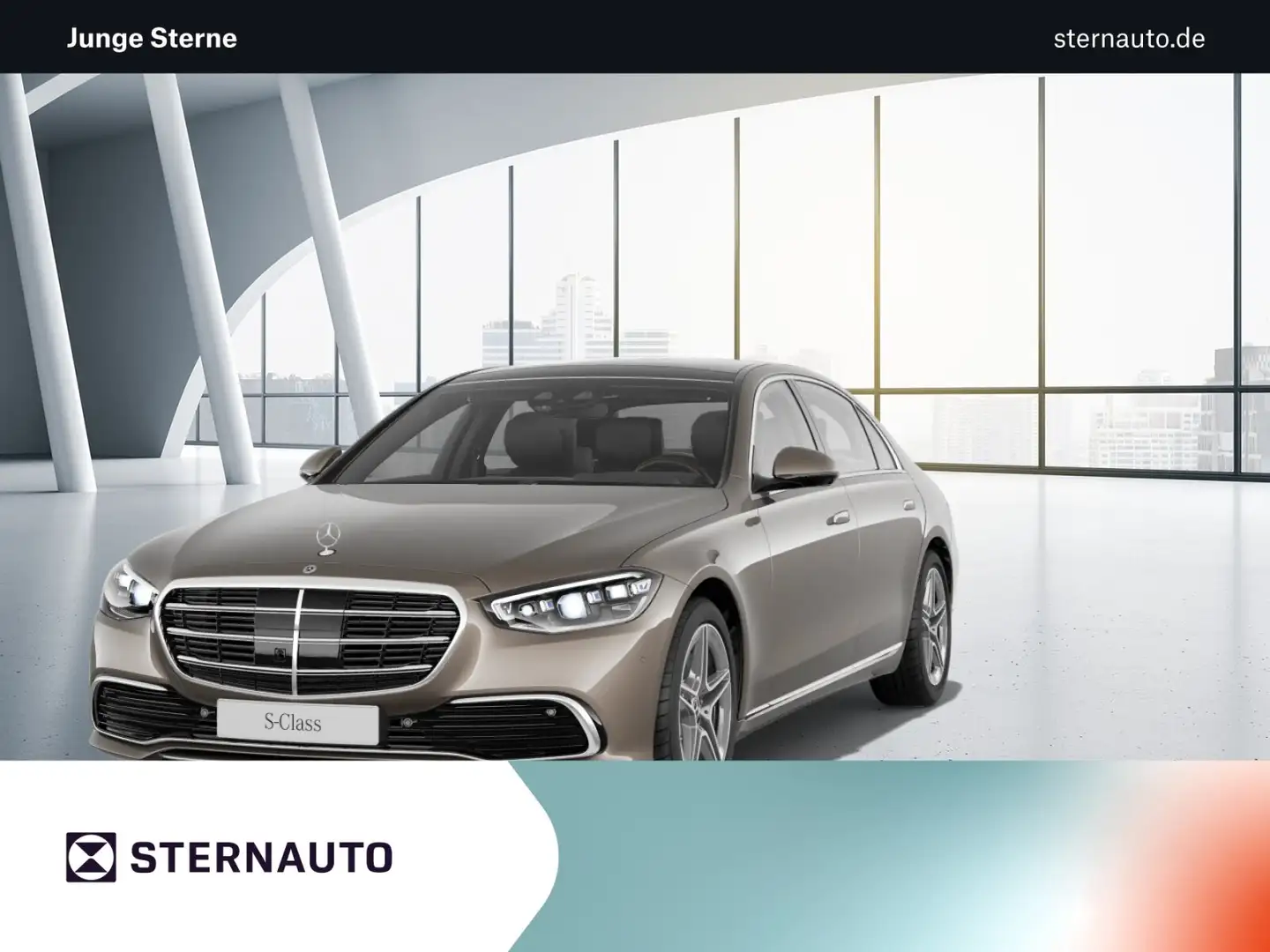 Mercedes-Benz S 450 S 450 4M L Exklusiv Massage FondEnter Hinterachslenk Brun - 1