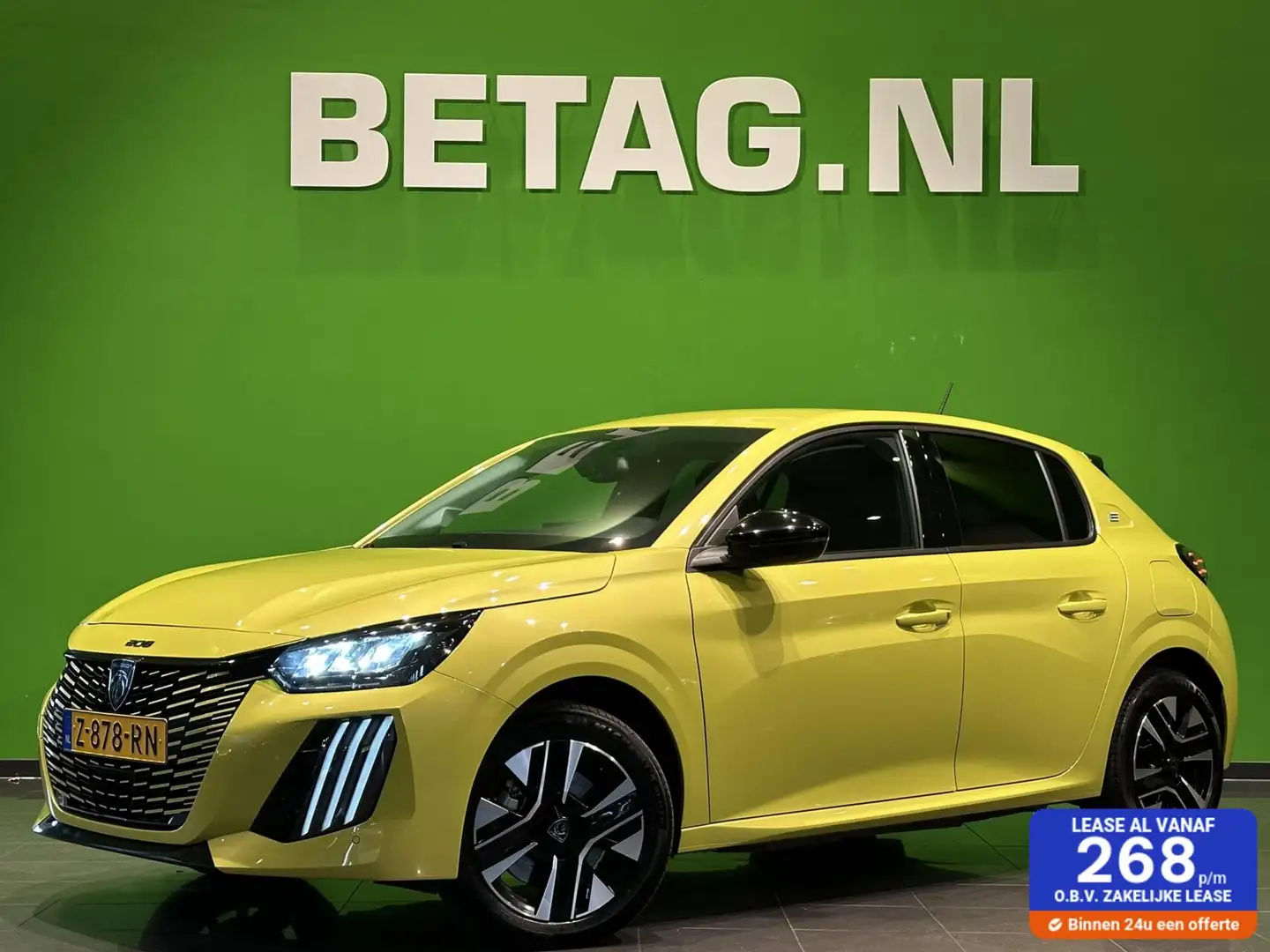 Peugeot e-208 EV Style 50 kWh | Cruise | Stoelverwarming | Jaune - 1