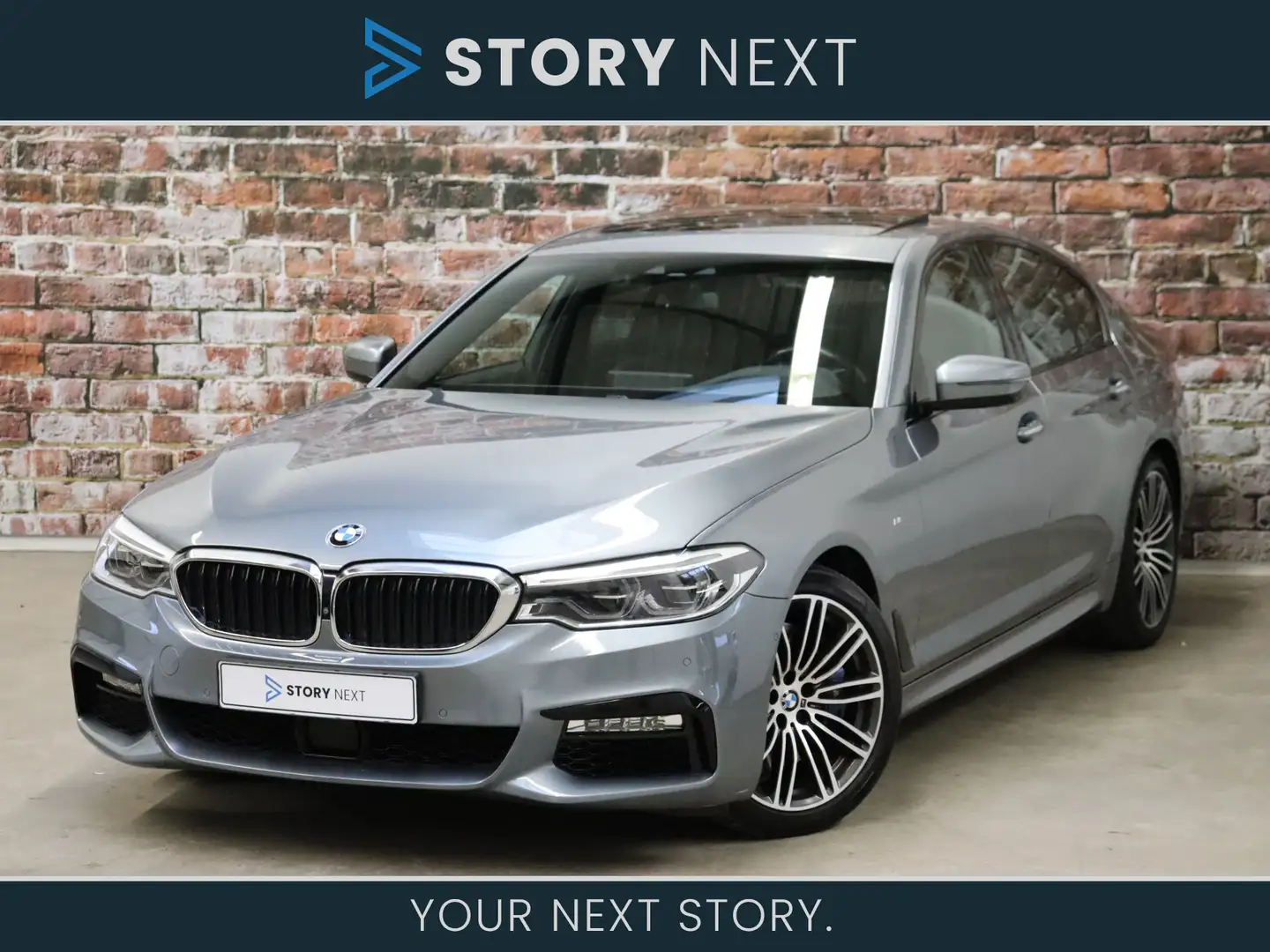 BMW 540 5 Serie Sedan 540i xDrive High Executive M Sport P Gris - 1