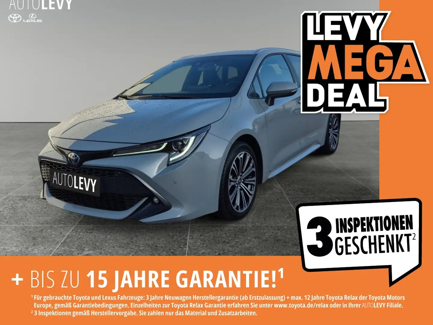 Toyota Corolla TS Hybrid 2.0 Team D Technik Paket*Sitzhz Grey - 1