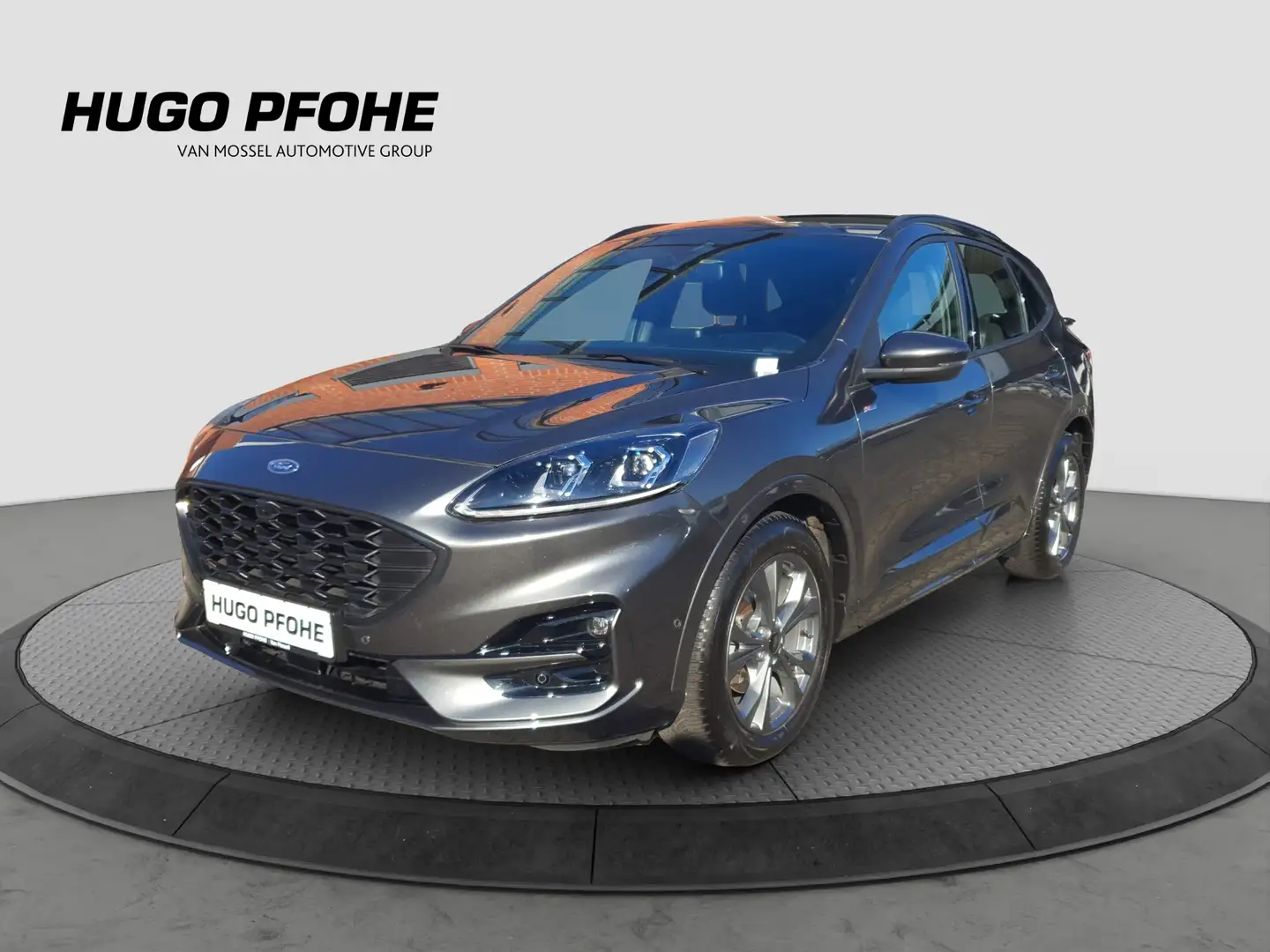 Ford Kuga ST-Line 2.0 EB Autom LED GJR AHK ACC RFK SHZ Grau - 1