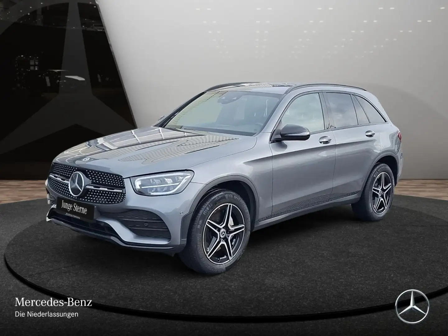 Mercedes-Benz GLC 300 de 4M AMG+NIGHT+AHK+LED+FAHRASS+KAMERA+9G Grau - 2