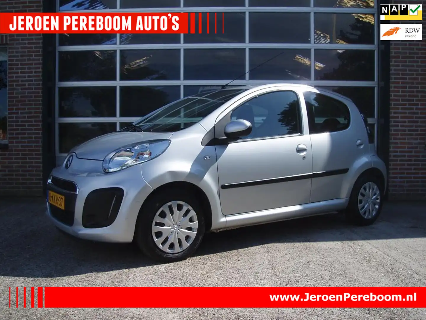 Citroen C1 1.0 Collection 5 Deurs 14.500KM!!! Airco, stuurbek Grijs - 1