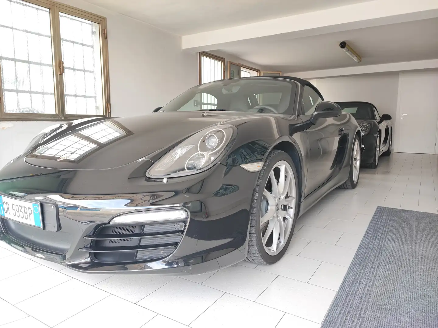 Porsche Boxster (981) Tagliandi Porsche-Cerchi 20"-Pelle-Navi Schwarz - 2