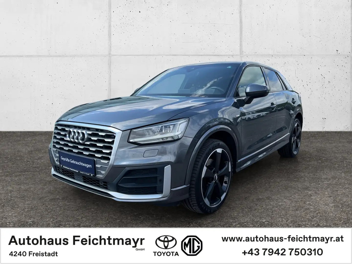 Audi Q2 Q2 1,4 TFSI S-tronic Sport 5t. Grau - 1