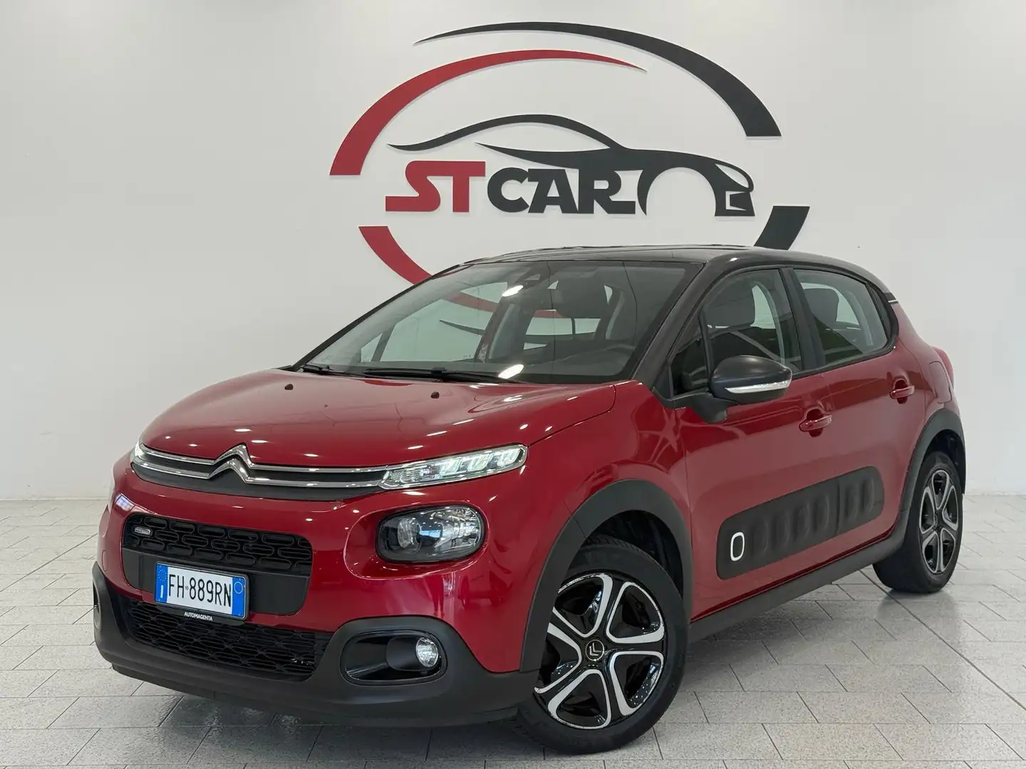 Citroen C3 C3 1.2 puretech Shine 82cv Rosso - 1