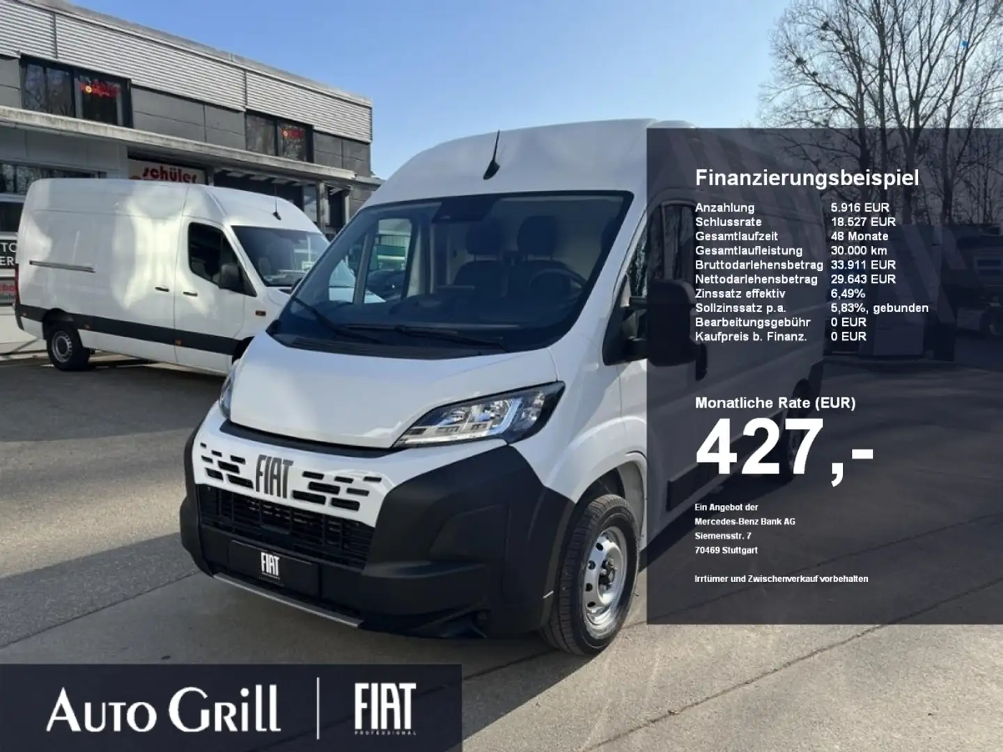 Fiat Ducato 35 L2H2 AHK Navi RüKa CarPlay Allwetter Blanco - 1