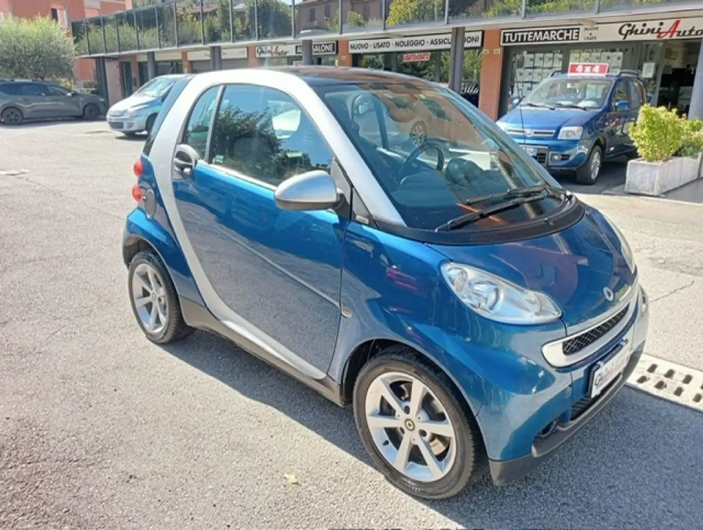 smart forTwo 1000 62 kW coupé pulse *tetto panoramico* Blau - 2