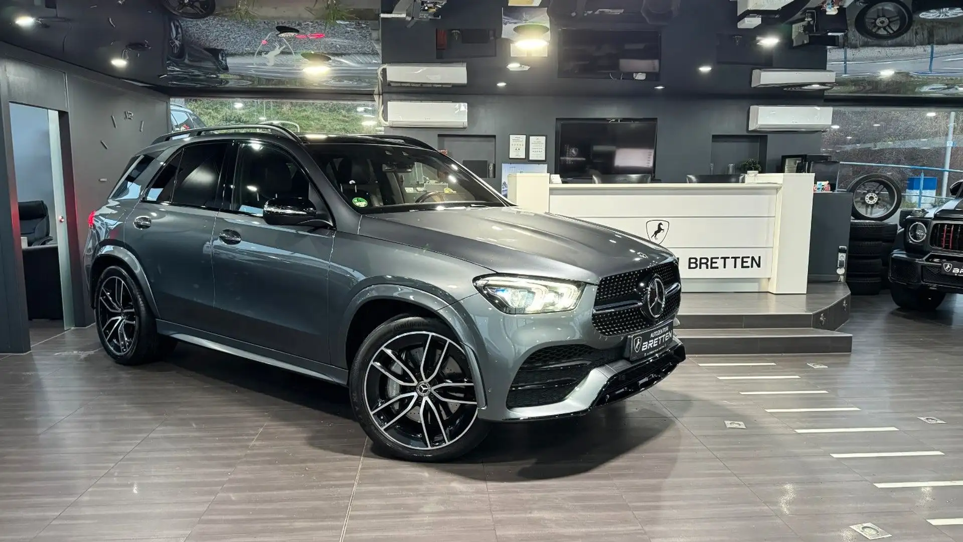 Mercedes-Benz GLE 350 d 4Matic*AMG-Night*Pano*7-sitzer*Sound Grijs - 2