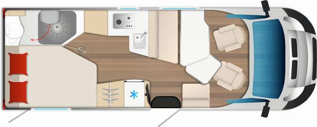 Bürstner Campeo TD 660 Hubbett, Winterpaket