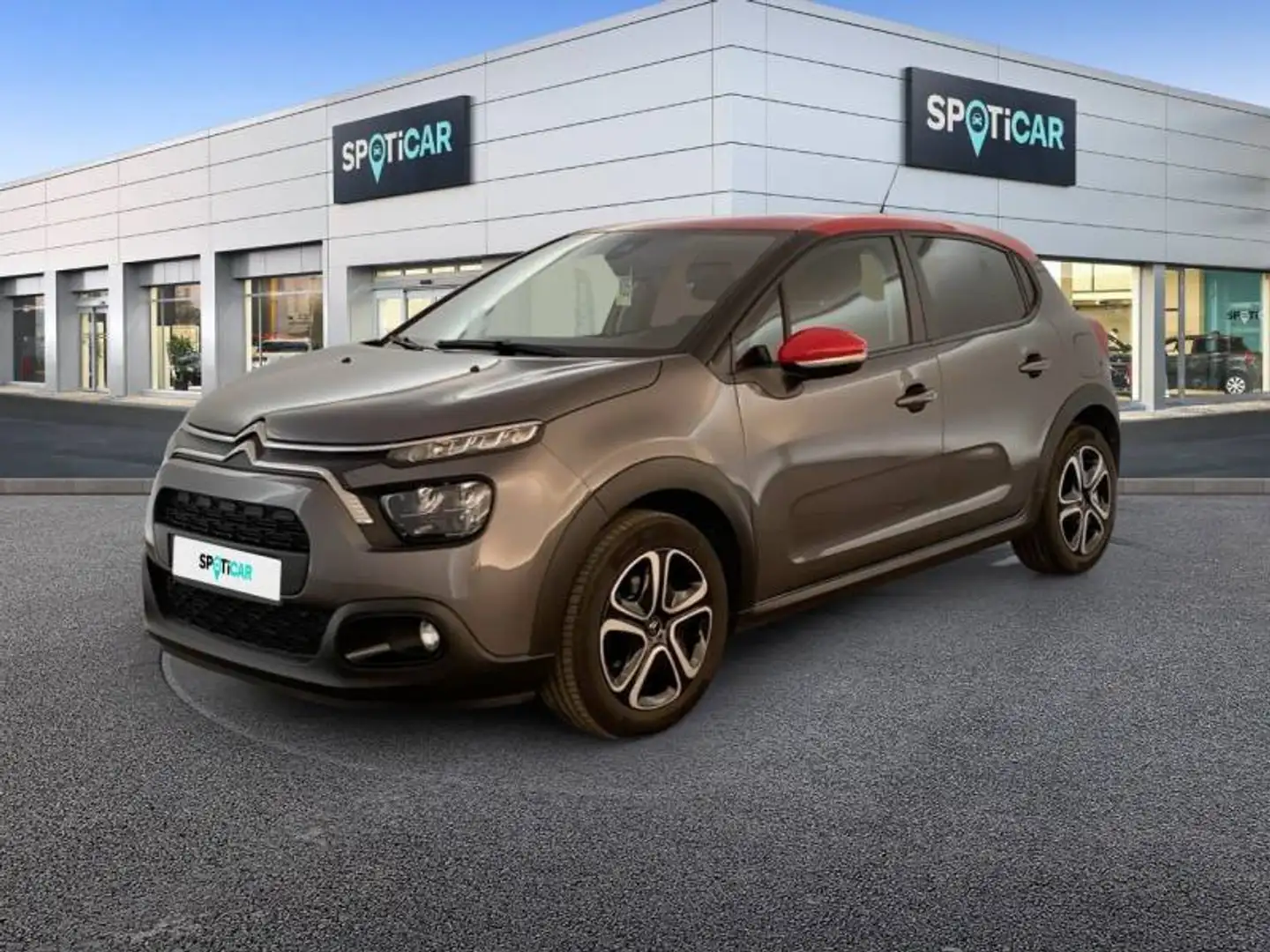 Citroen C3 3 1.2 PureTech 83 S&S MAN Feel Grijs - 1