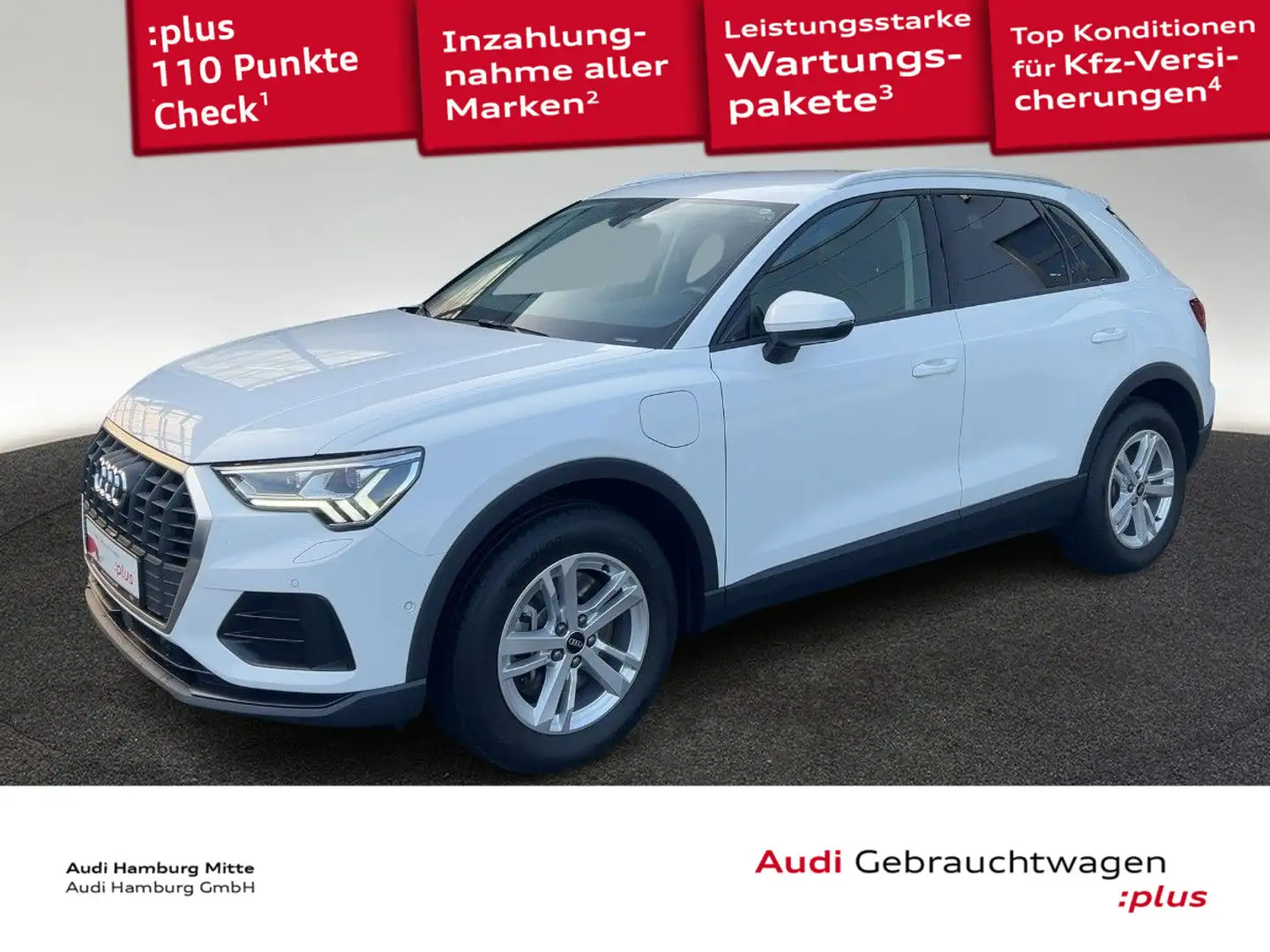 Audi Q3 45 TFSI e S tronic ACC Navi Kamera Weiß - 1