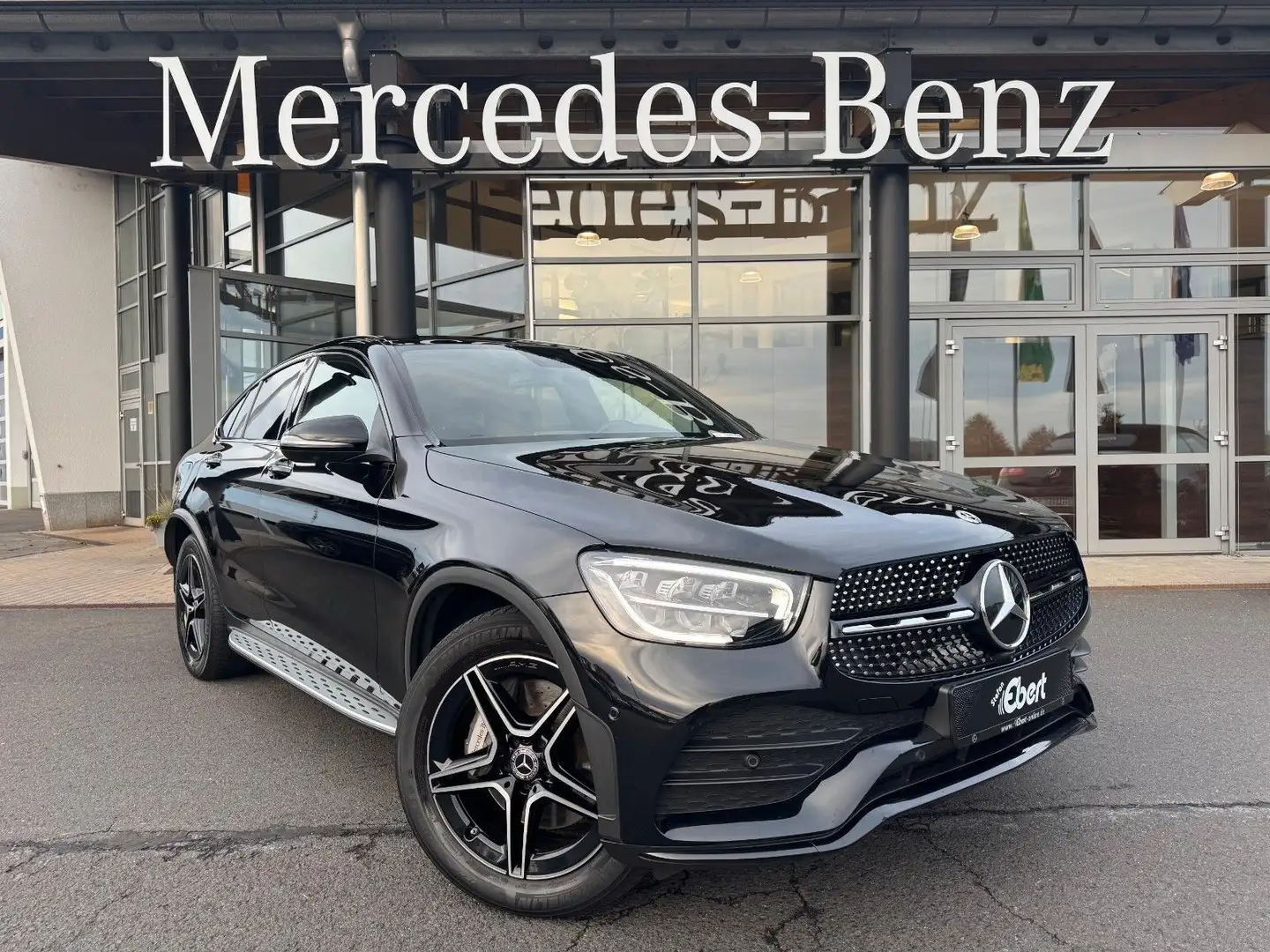 Mercedes-Benz GLC 400 d 4M Coupe+AMG+Massage+AHK+Memory Schwarz - 1