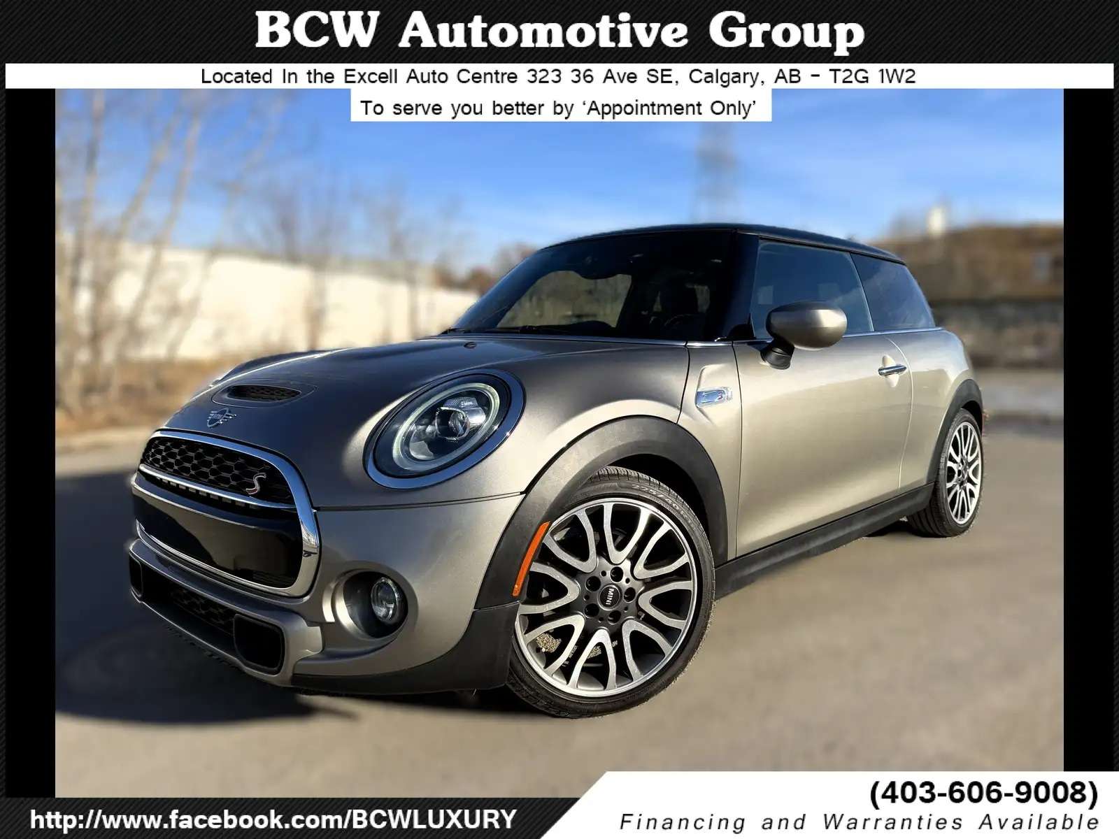 2020 MINI 3 Door S Automatic Certified Nicely Equipped Financing