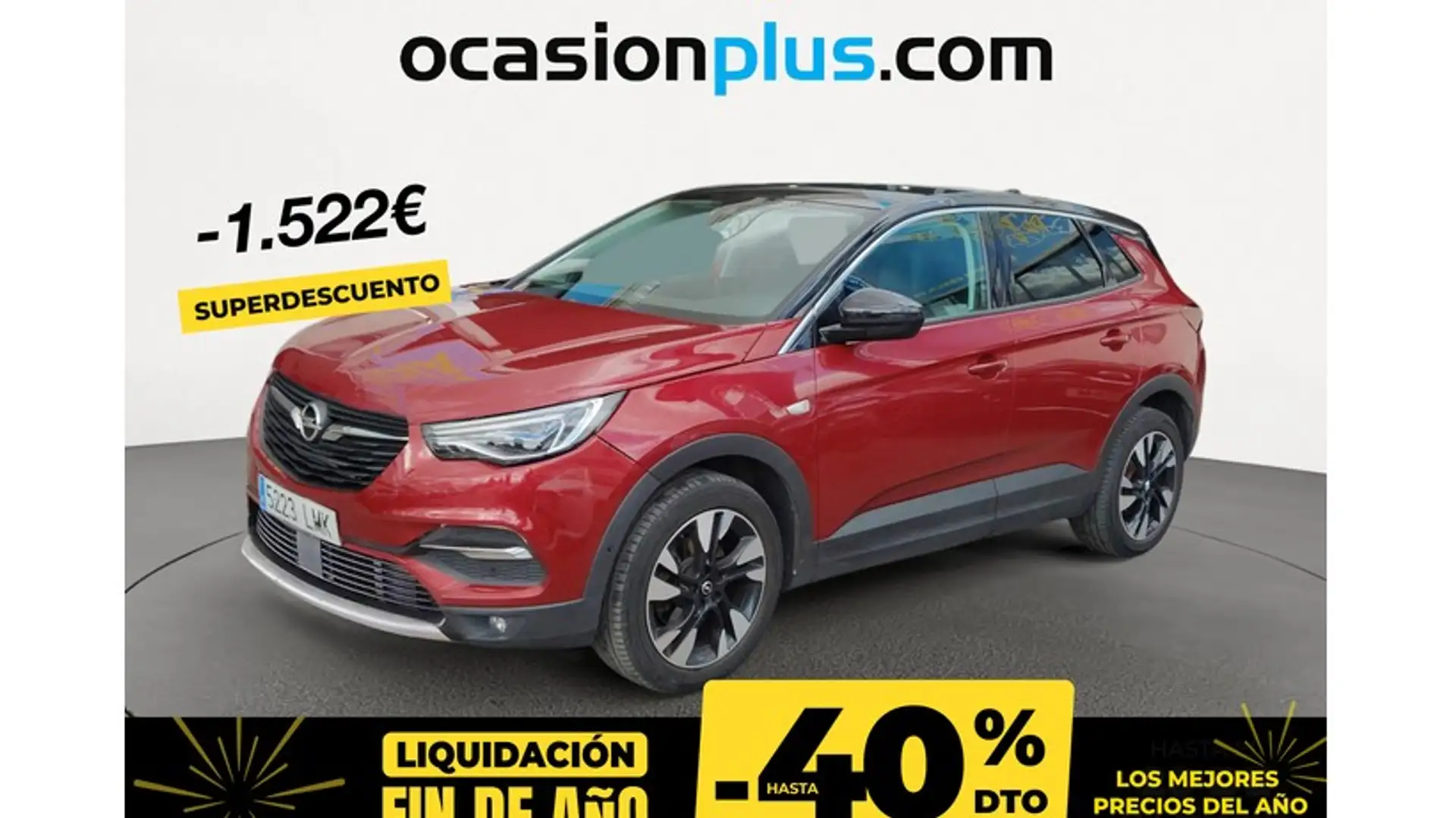 Opel Grandland X 1.2T S&S Ultimate Aut. 130 Rouge - 1