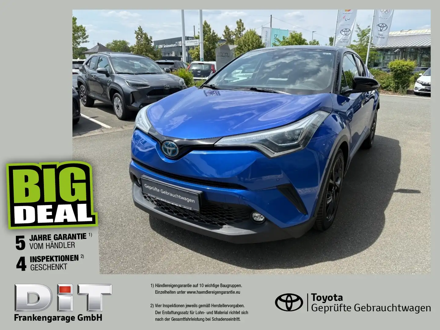 Toyota C-HR 1.8 Hybrid Style Selection Navi, JBL, Kamera Blauw - 1