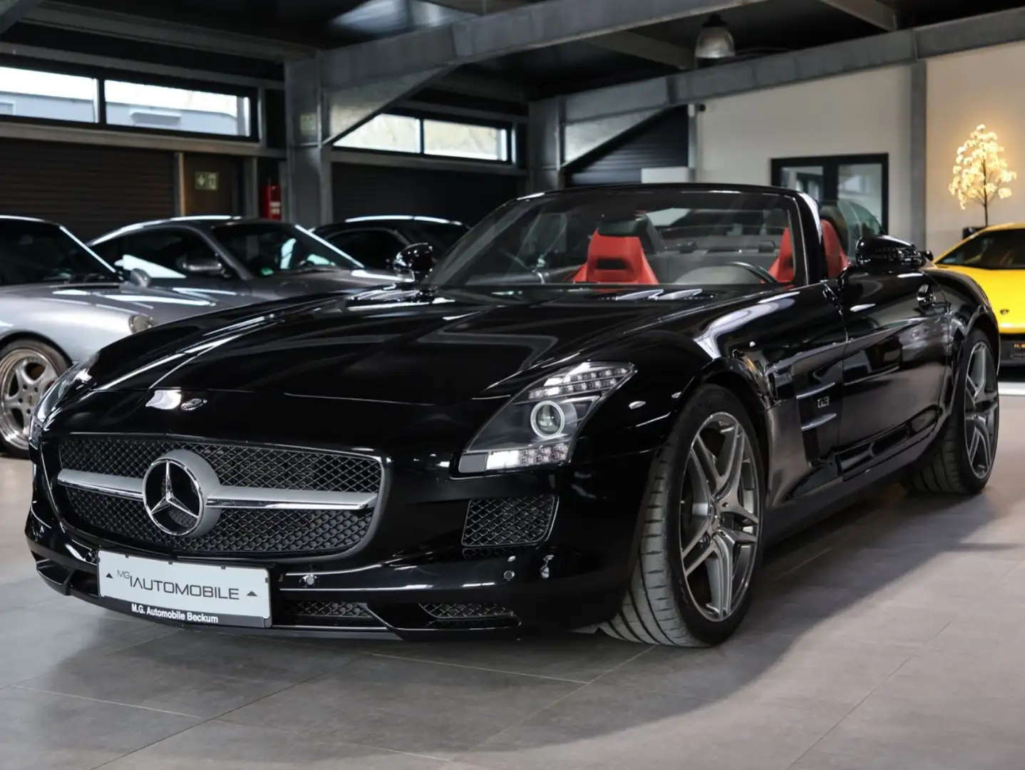 Mercedes-Benz SLS Roadster - 1.HAND   UNFALLFREI   CARBON Negro - 2