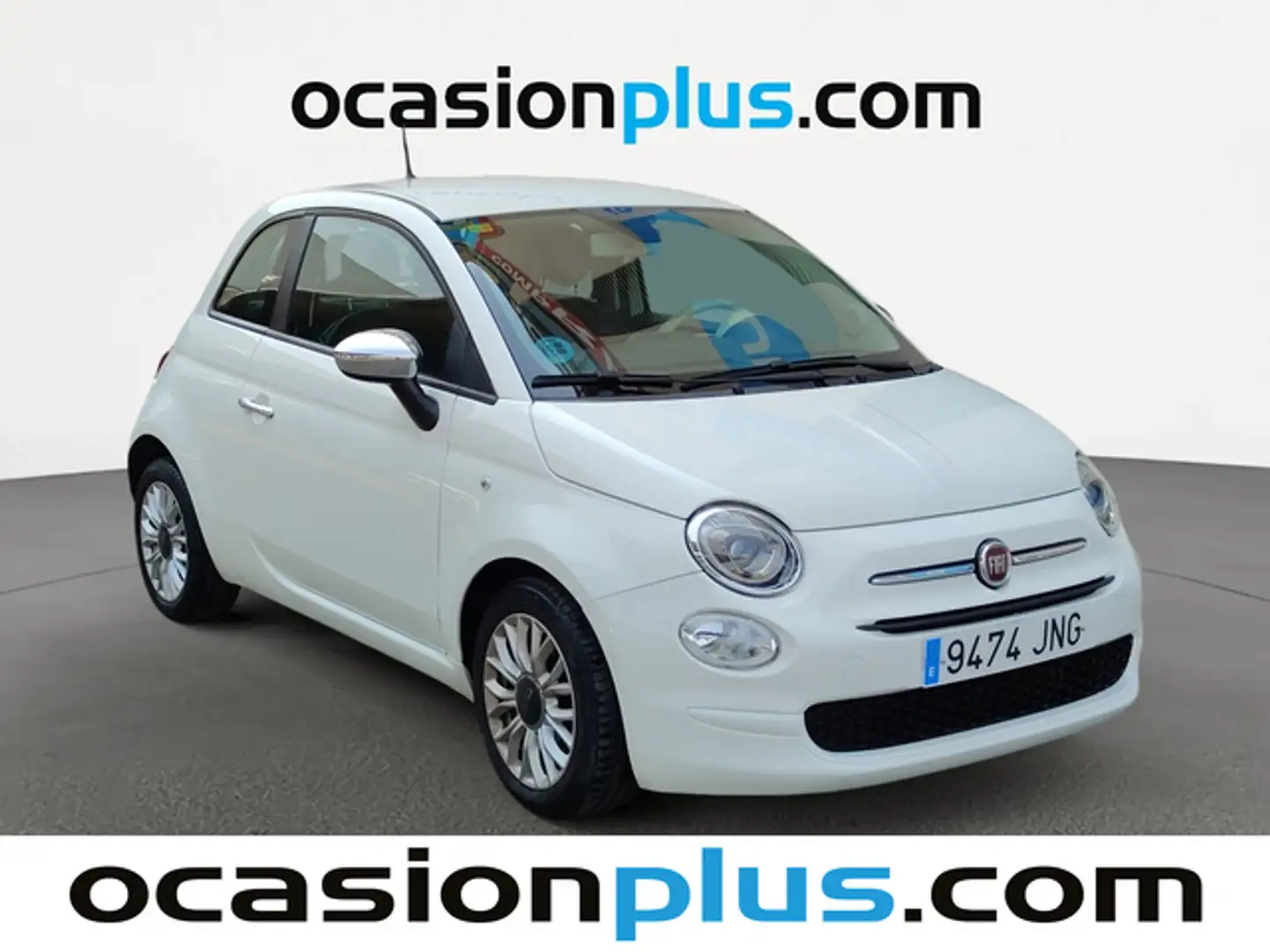 Fiat 500 1.2 Pop Blanc - 2