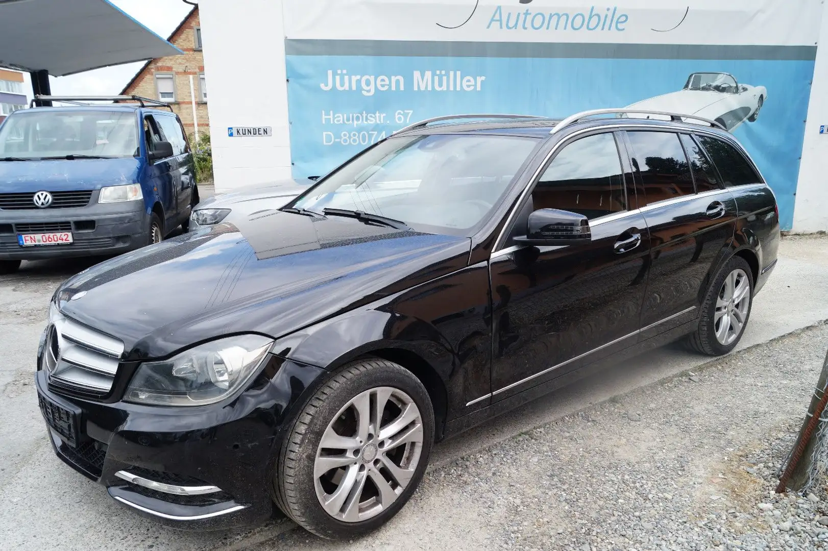 Mercedes-Benz C 250 T CDI BlueEfficiency 4M Pano Kamera Navi Чёрный - 2