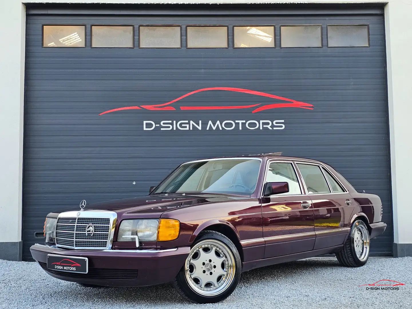 Mercedes-Benz S 560 SEL V8 (279ch) AUT. 1989 214.000km OLDTIMER !! Roşu - 1