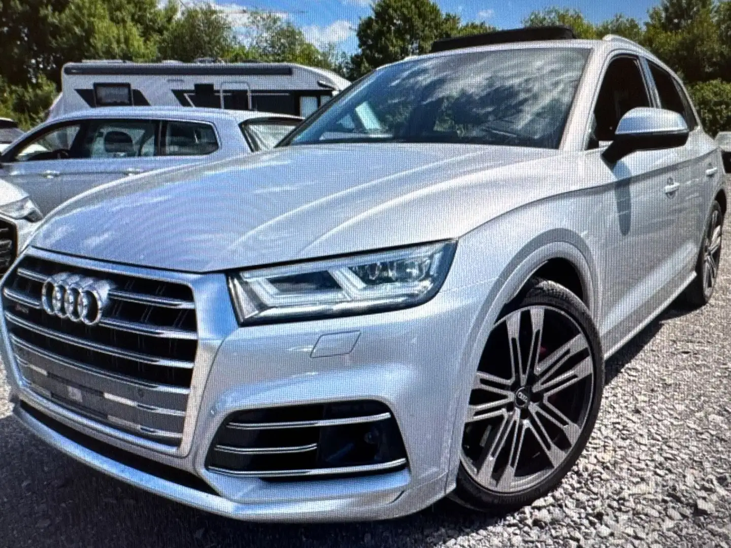 Audi SQ5 3.0 TDI quattro/Oano-Dach/Matrix/ACC/ Silber - 1