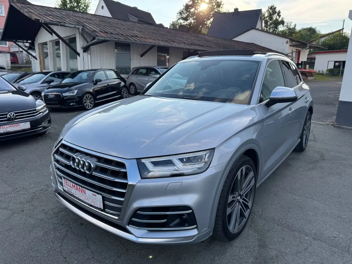 Audi SQ5 3.0 TDI quattro/Oano-Dach/Matrix/ACC/ Argintiu - 1