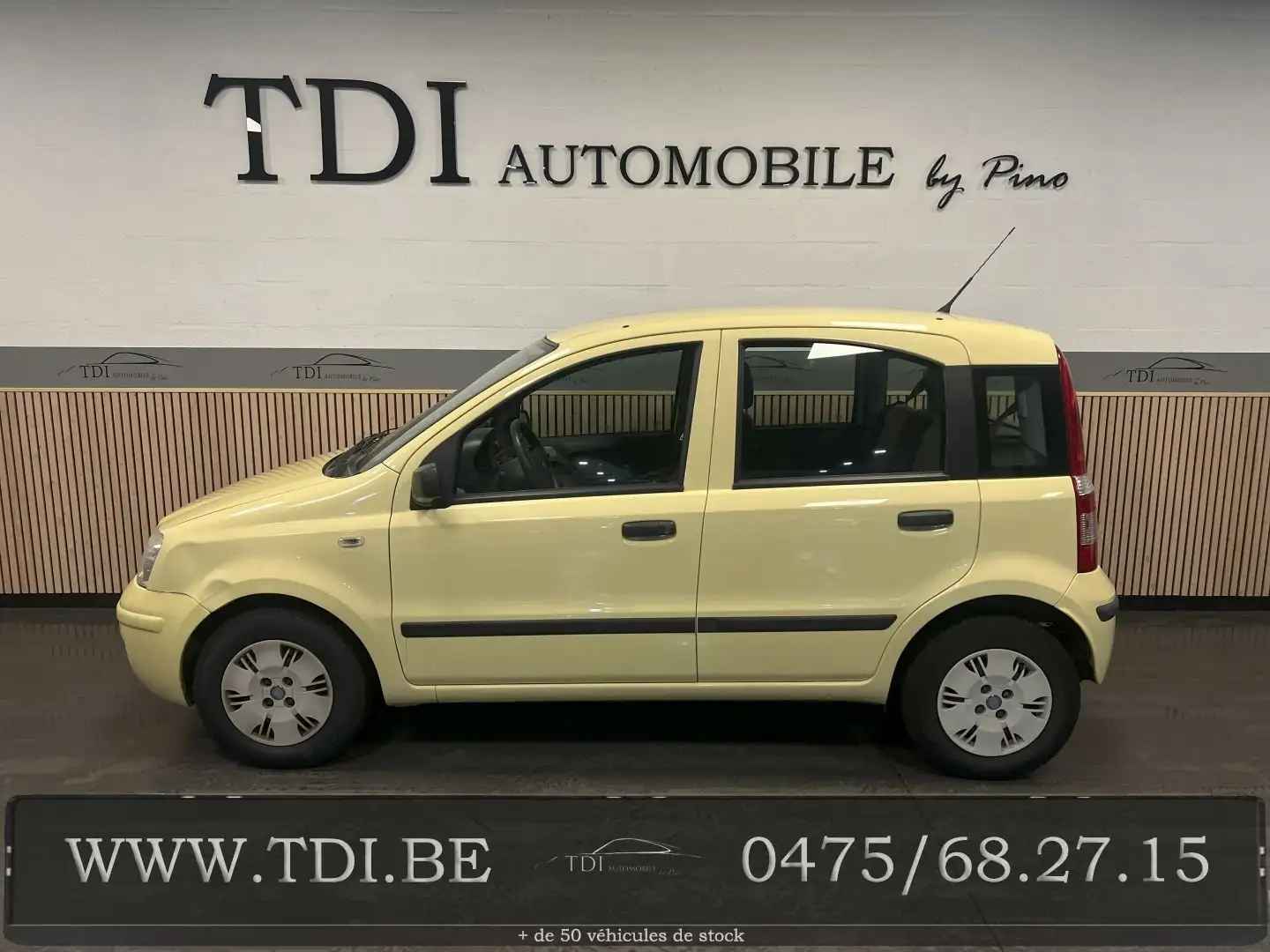 Fiat Panda Panda 1.2i 8v Actual*5 Portes*Climatisation*CT Ok* Jaune - 1