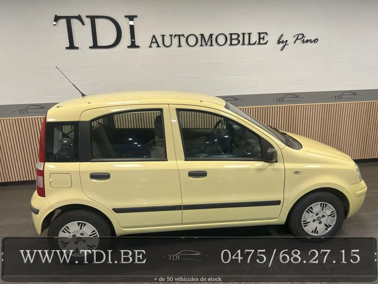 Fiat Panda Panda 1.2i 8v Actual*5 Portes*Climatisation*CT Ok* Jaune - 2