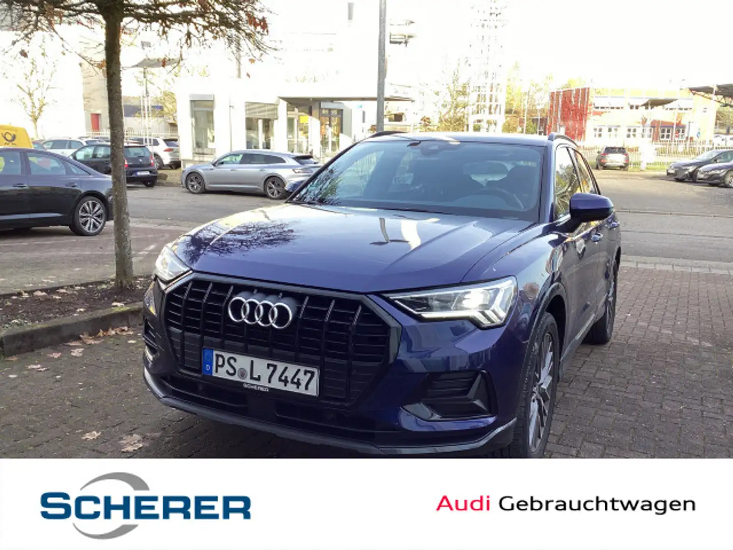 Audi Q3 advanced 35 TDI, S-TRONIC, NAVI+, AHK, RFK, Blau - 1