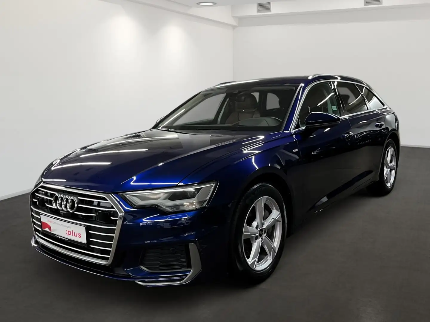 Audi A6 45 TDI quattro sport Business+ParkenPak Bleu - 2