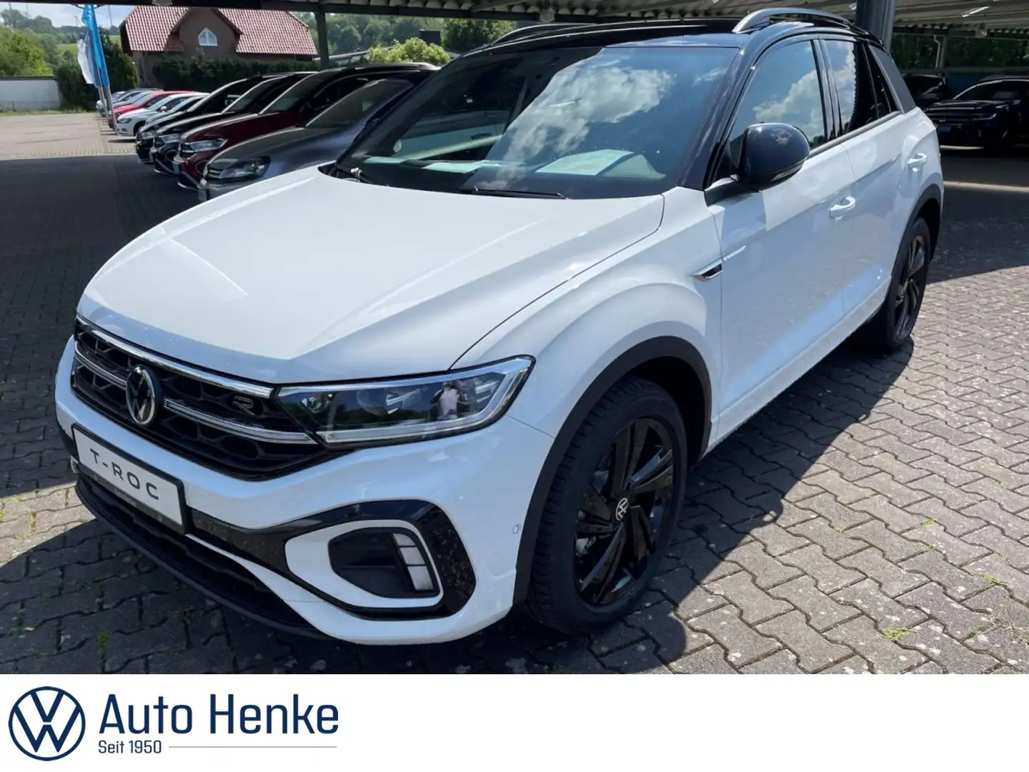 Volkswagen T-Roc 1.5 TSI OPF DSG R-LINE + AHK + NAVI + Garantie bis Weiß - 1