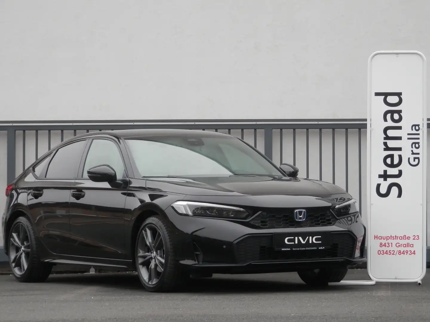 Honda Civic 2.0 i-MMD Hybrid Sport e-CVT Aut. Schwarz - 2