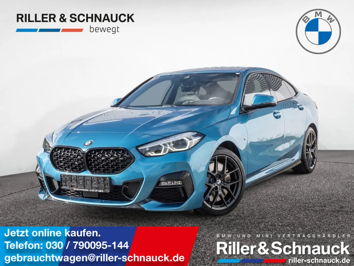 BMW 220 Gran Coupe M-Sport AHK+NAVI+KAMERA+LEDER+ Bleu - 1