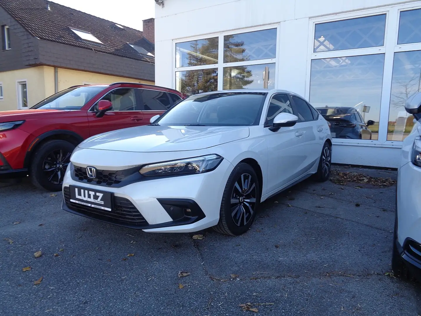 Honda Civic 2.0 i-MMD Hybrid Elegance e-CVT Aut. Weiß - 2