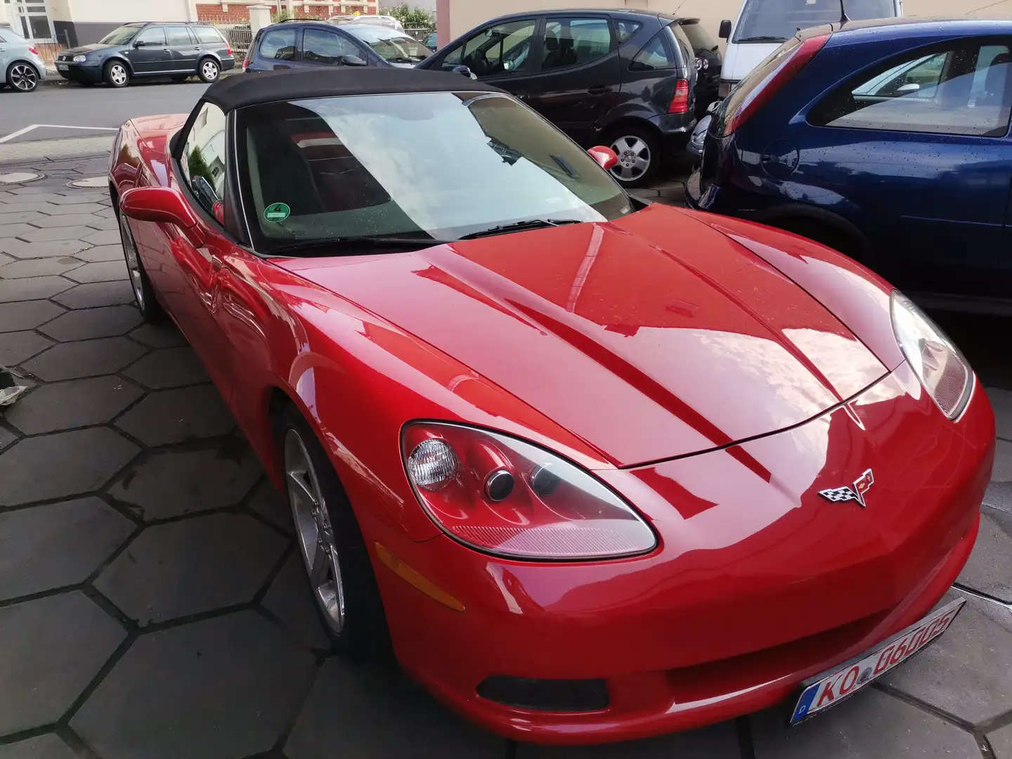 Corvette C6 Convertible Rouge - 1