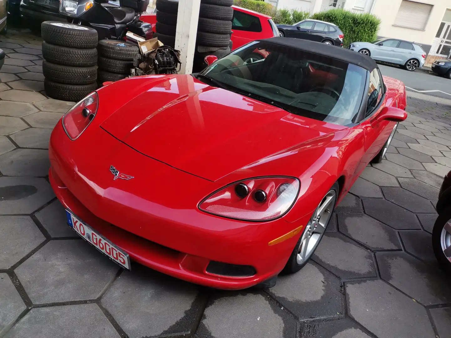 Corvette C6 Convertible Rouge - 2
