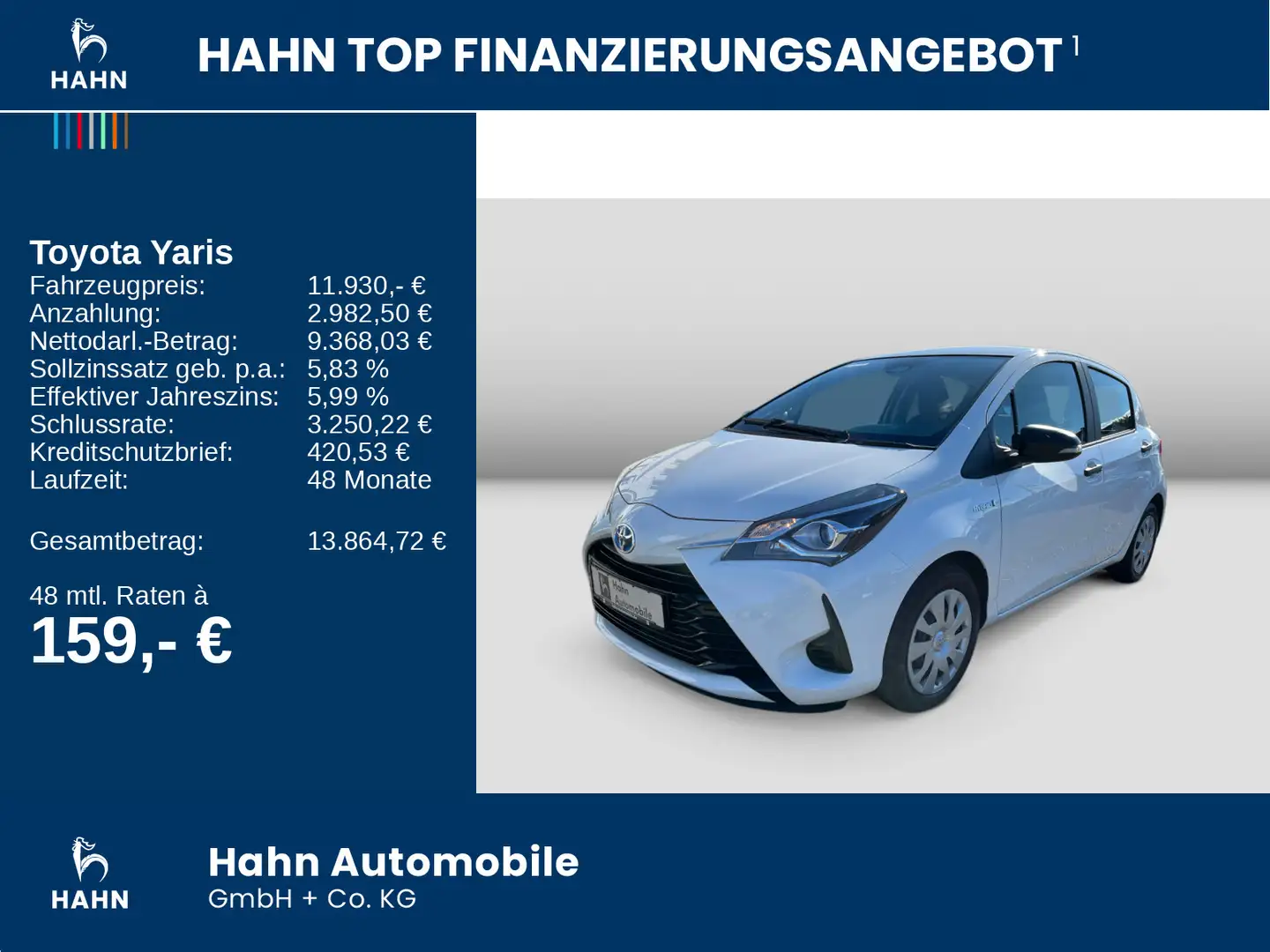 Toyota Yaris 1.5 Dual-VVT-i Autom. Climatr Radio MFA ZV Белый - 2
