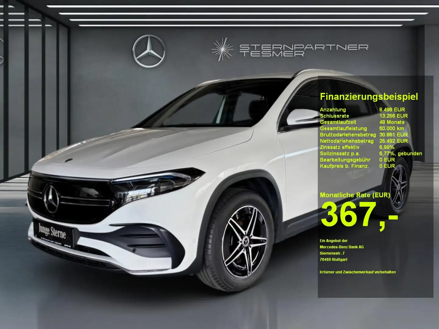 Mercedes-Benz EQA 300 4M AMG - Kamera - MBUX - Totwinkel Weiß - 1