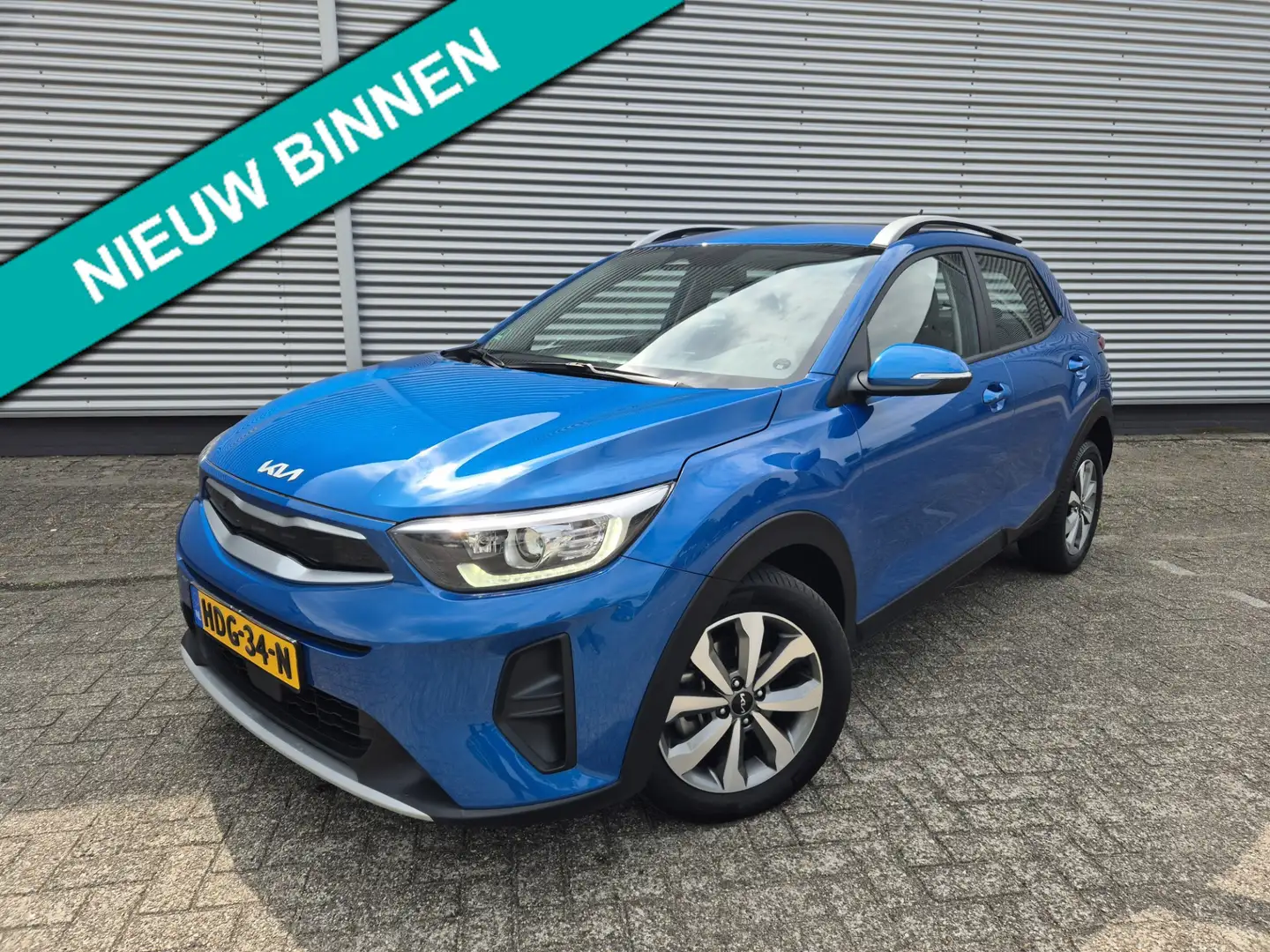 Kia Stonic 1.0 T-GDi MHEV DynamicLine Automaat,Navigatie/Carp Blauw - 1