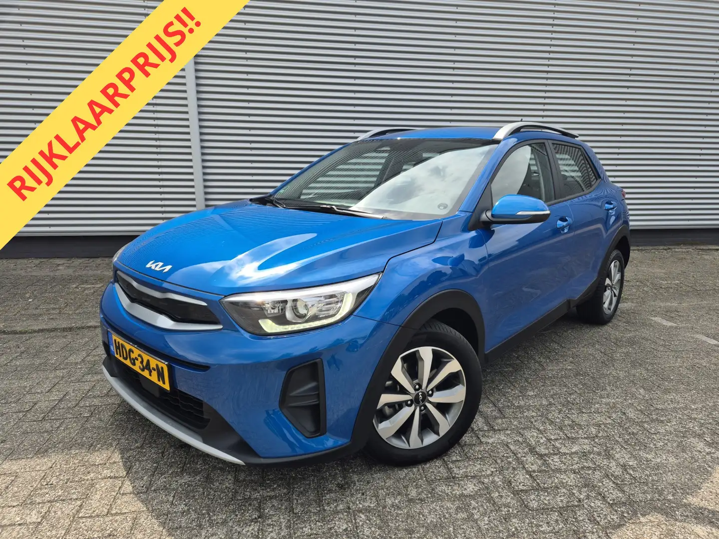 Kia Stonic 1.0 T-GDi MHEV DynamicLine Automaat,Navigatie/Carp Blauw - 1