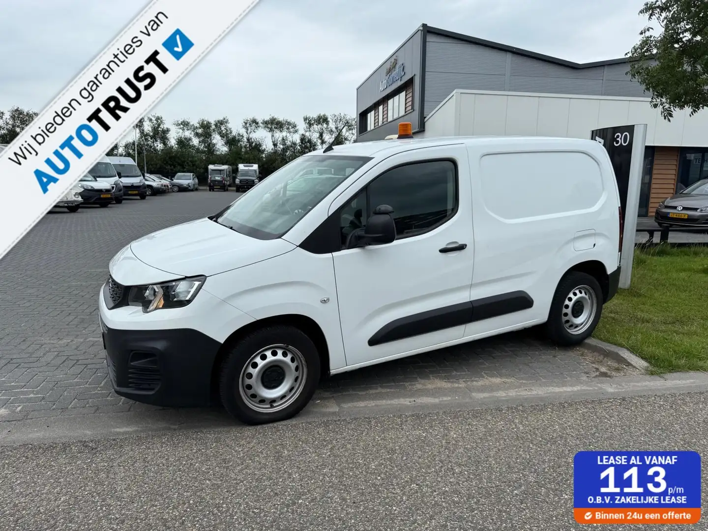 Peugeot Partner bestel 1.5 BlueHDI Premium Trekhaak,Camera,airco Wit - 1