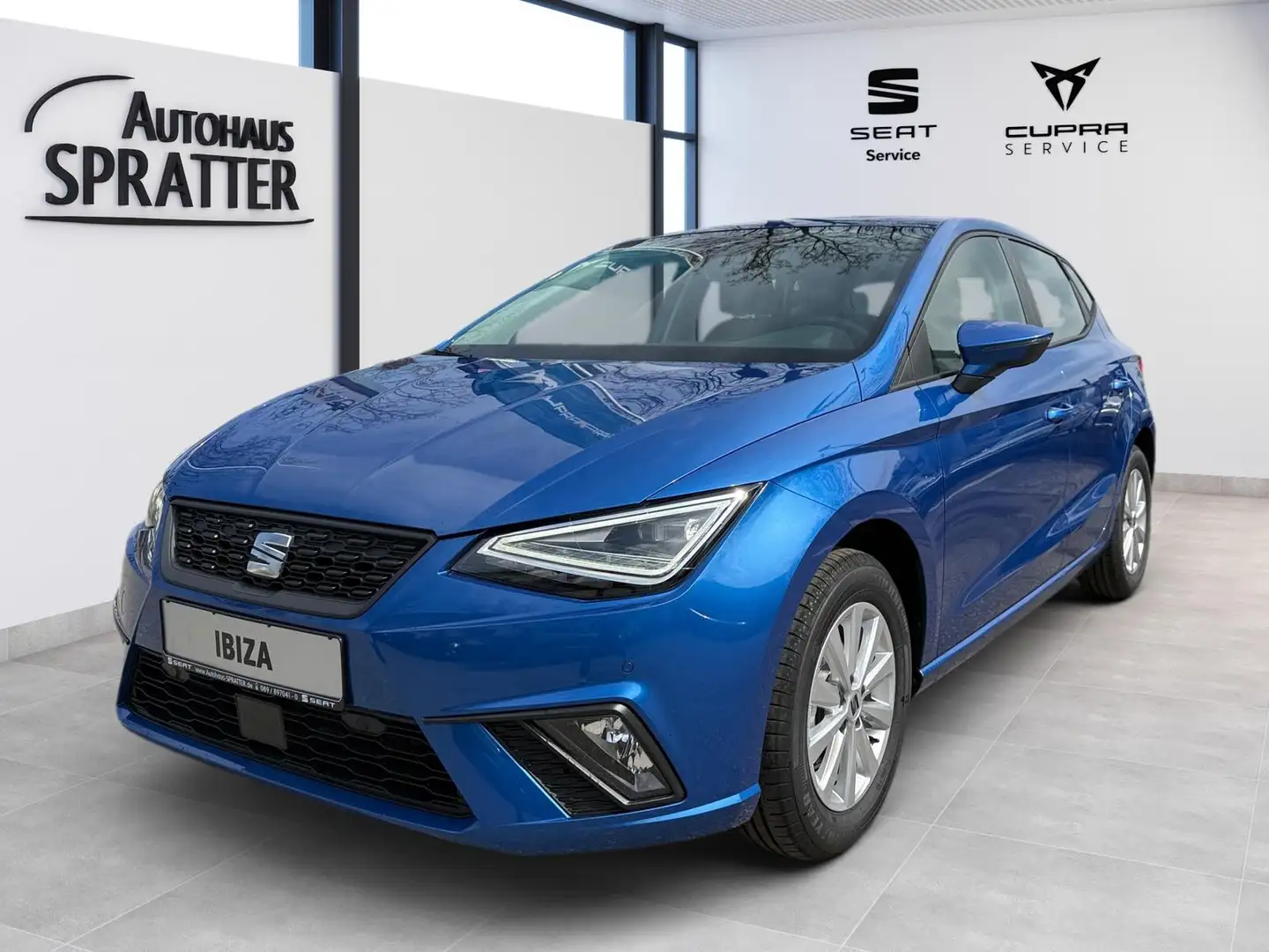 SEAT Ibiza 1.0 TSI Style LED SHZ PDC Kamera Blau - 1