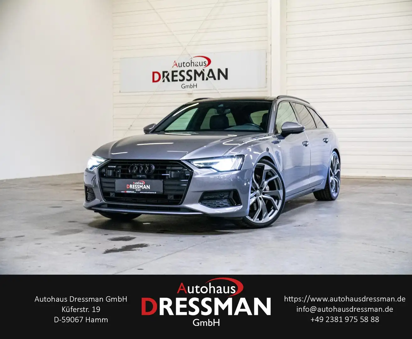 Audi A6 Avant 50 TDI Q. MATRIX VIRTUAL PANO B&O STHZG Grau - 1