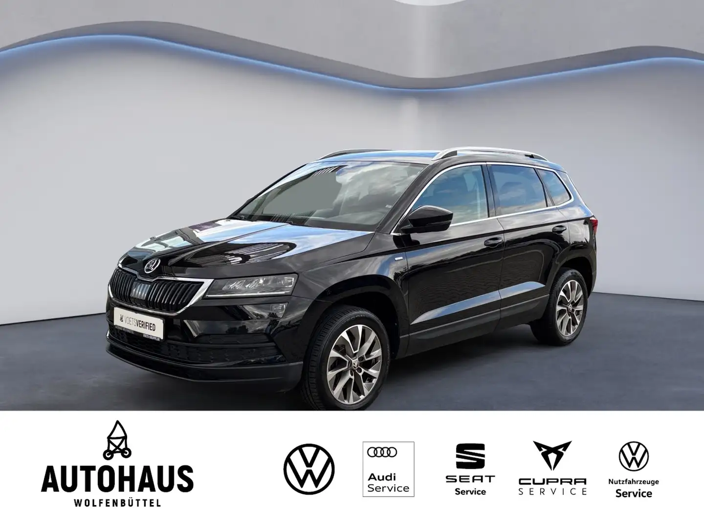 Skoda Karoq Clever 2.0 TDI FAHRSCHULWAGEN! Schwarz - 1