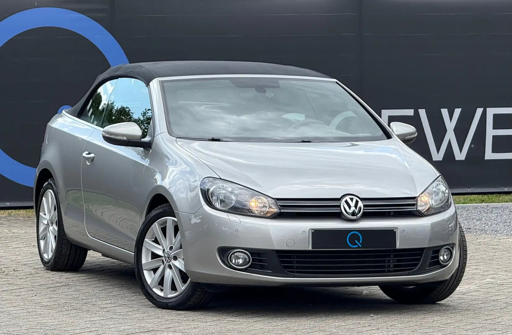 Volkswagen Golf Cabriolet 1.2 TSI CAM GPS VERW ZETELS HALF LEDER  *TOPSTAAT* Argent - 2
