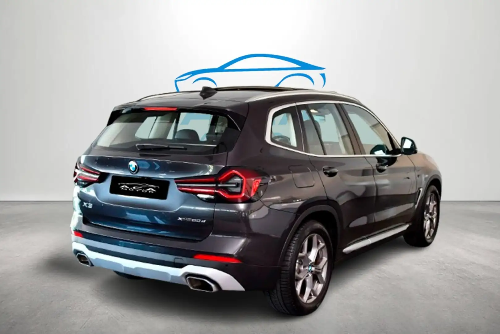 BMW X3 xDrive 20dA xLine Gris - 2